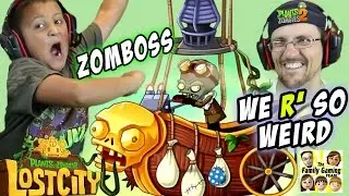 Майк и папа получить непредсказуемый! ПВЗ 2 Потерянный город Zomboss ж / Hyper Timelapse
