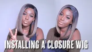 Installing A Closure Wig in 5 Minutes! (Beginner Friendly) - Gorjess Wigs