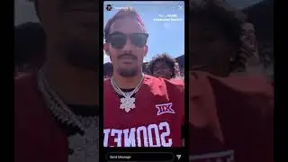 Trae Young's Sideline POV of INSANE DJ Graham One Handed Catch