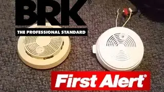 Dual Smoke Alarm Demo: First Alert 1st Generation SA67D & BRK SA86RAC