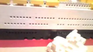 Lego Titanic sinks