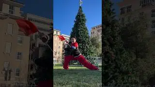 Christmas Special 🎄Sword Combo 🗡️🥵 #kungfu #martialarts #wushu #christmas