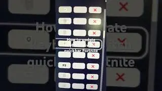 How to update keyboard switch quickbar Fortnite