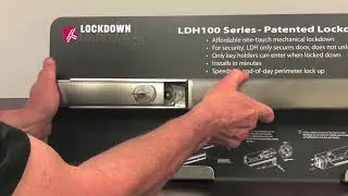Lockdown Hardware&trade; (LDH100) Installation - For the PHI Precision Apex 2000 Series Exit Device