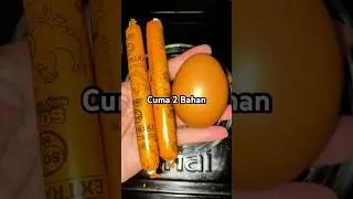 Cemilan dari sosis telur #resepmasakan #cemilan #sosis #shortvideo