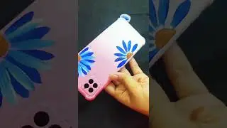 Mobile cover painting #easypaintingtechnique #easypainting #painting #easypaint #artpainting #diy