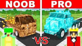 NOOB vs PRO: TRUCK House Build Challenge in Minecraft