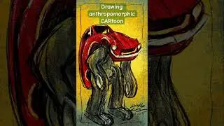 Anthropomorphic CARtoon Mustang Drawing! #anthropomorphic #cartoon #mustang #drawing ￼
