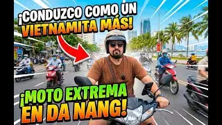 ¡Casi ME MATO! 😱 Conduciendo MOTO en el TRÁFICO MÁS LOCO del Mundo 🇻🇳 | Da Nang Vlog (Vietnam)