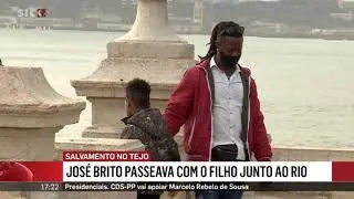 Homem a afogar-se no Rio Tejo é salvo por desconhecido que saltou para a água sem hesitar