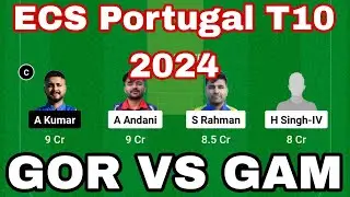 gor vs gam ECS Portugal T10 2024 GOR VS GAM ECS Portugal T10 2024 1ST MATCH