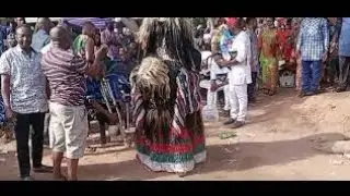 Arusi Asaa Masquerade chasing other Masquerades from a Masquerade event @wire37