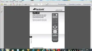Manual e C&oacute;digos Fortrek URC-201