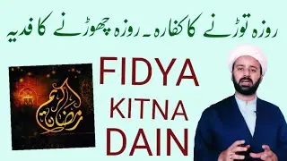 roza torne ka kaffara shia | roza chorna ka fidya | روزہ کا فدیہ | roza ka fidya kafara | lecture 27