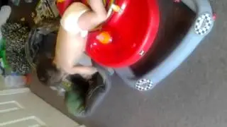 Funny escaping baby leland