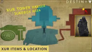 Xur Destiny 1 Jukebox Area Tower Hanger January 16 2026 to January 18 2026 #xurinventory #destiny