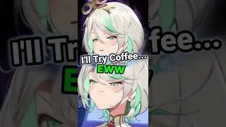 Cece Secretly Tries Biboo's Milk Coffee&hellip; And Instantly Regrets It! [Hololive | Cecilia Bijou]