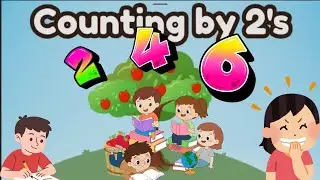 ✅ Skip Counting by 2&rsquo;s Up to 100 for Kids | Easy Math Learning | Addu Ki Pathshala