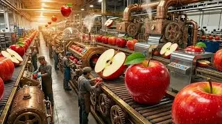 Inside Apple Juice Factory  From Orchard to Bottle