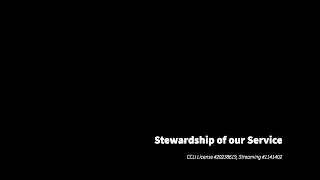 Stewardship of our Service, 11-15-2020