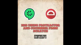 BDD USING PROTRACTOR AND CUCUMBER FROM SCRATCH | TAMIL