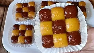 حلوة الشطرنج بالزيت بذوق الفانيلا و الكاكاو.. حلوة طرية و بنينة و توالم بزاف لقهوة الصباح والمساء