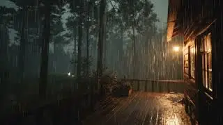 The soothing sound of rain is the music played by nature, Helps relax and sleeping