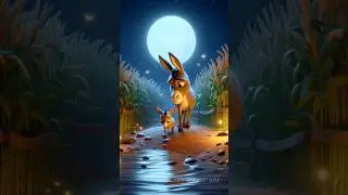 Dunky and her baby❤️#shorts #cartoon #kids #3danimation #backgroundmusic