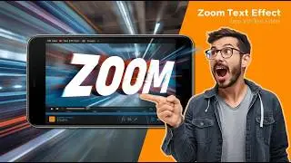 Crazy Zoom Through Text Effect - How to Do It in VN Video Editor Tutorial