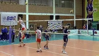Волейбол. Нападающий (атакующий) удар. Разминка.