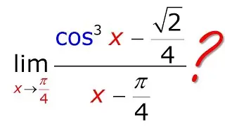 CALCUL D'UNE LIMITE TRIGONOMETRIQUE