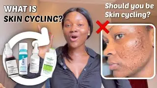 HOW TO SKIN CYCLE FOR BEGINNERS | Is skin cycling for everyone?| Retinol and Exfoliation Routine