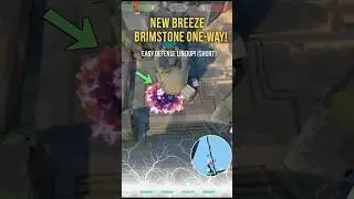 99% WIN RATE BREEZE B POST-PLANT! 🔥 Brimstone Lineup #gaming #valorant