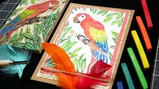 Let's Carve a Stamp! Easy Beginner Multi-Color Block Printing with Derwent Inktense Blocks!