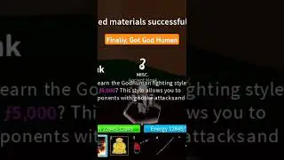 Finally Getting God Human #bloxfruits #roblox #coemsroblox #permfruit #kitsunefruit #phonkbr
