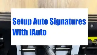 Setup Automatic Signatures With iAuto