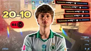 KYOUSUKE 20-10 EU FACEIT POV (Mirage) | 4666 ELO