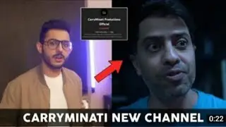 CARRYMINATI New Channel behind the scenes | Carryminati Productions - Bts Meetube space