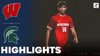 Wisconsin vs Michigan State | NCAA College Soccer | Highlights - October 17, 2025