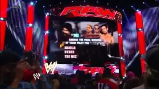 WWE Raw 11/12/12- RAWactive vote determines the final member of Team Foley at Survivor Series