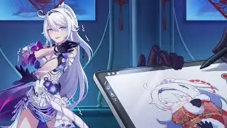 Kiana Henshin! Griseo Sketch Kiana Henshin Pose! Honkai Impact 3rd v8.0