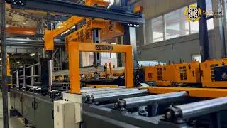 ServoSteel Roll Forming Line Automatic Stacker for U & C Profile Production