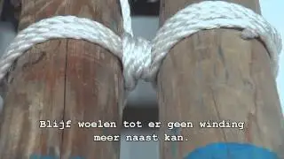 Driepikkel sjorren en rechtzetten