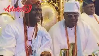 King Sunny Ade Eulogies Ooni of ife, Oba Adeyeye Enitan Ogunwusi, Oba Alara of Ilara Kingdom.