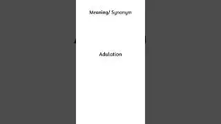 vocabulary - adulation #english #synonyms #learnanewwordtoday #englishlanguage