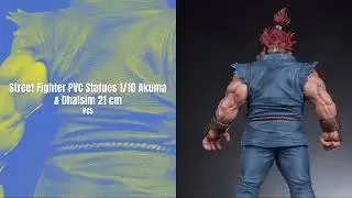 PRE-ORDER | PCS | Street Fighter PVC Statues 1/10 Akuma & Dhalsim 21 cm