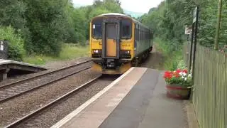 Trains at Mytholmroyd on 2nd August 2016