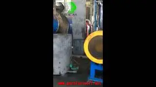 waste tire pyrolysis carbon black pellet machine