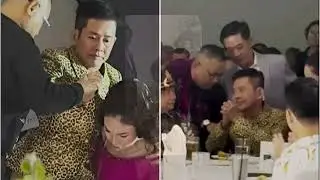 Tấn Beo ngồi xe lăn dự đ&aacute;m cưới con trai, đồng nghiệp qu&acirc;y quần hỏi thăm#tanbeo 