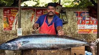 KASIMEDU SPEED SELVAM RANGOON FISH CUTTING VIDEO#trending#ytbvideo#cuttingskills#kasimeduselvam#fish